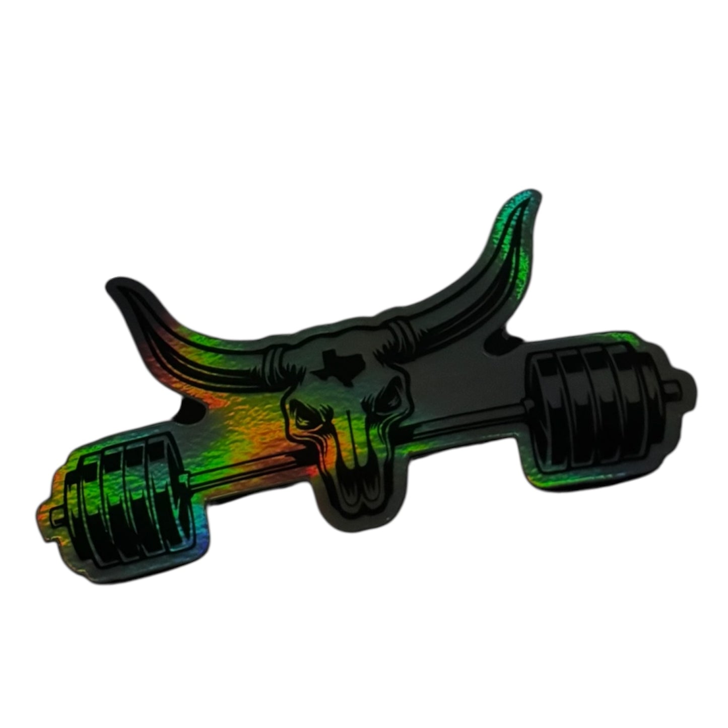 3D Barbell Decal - Holographic