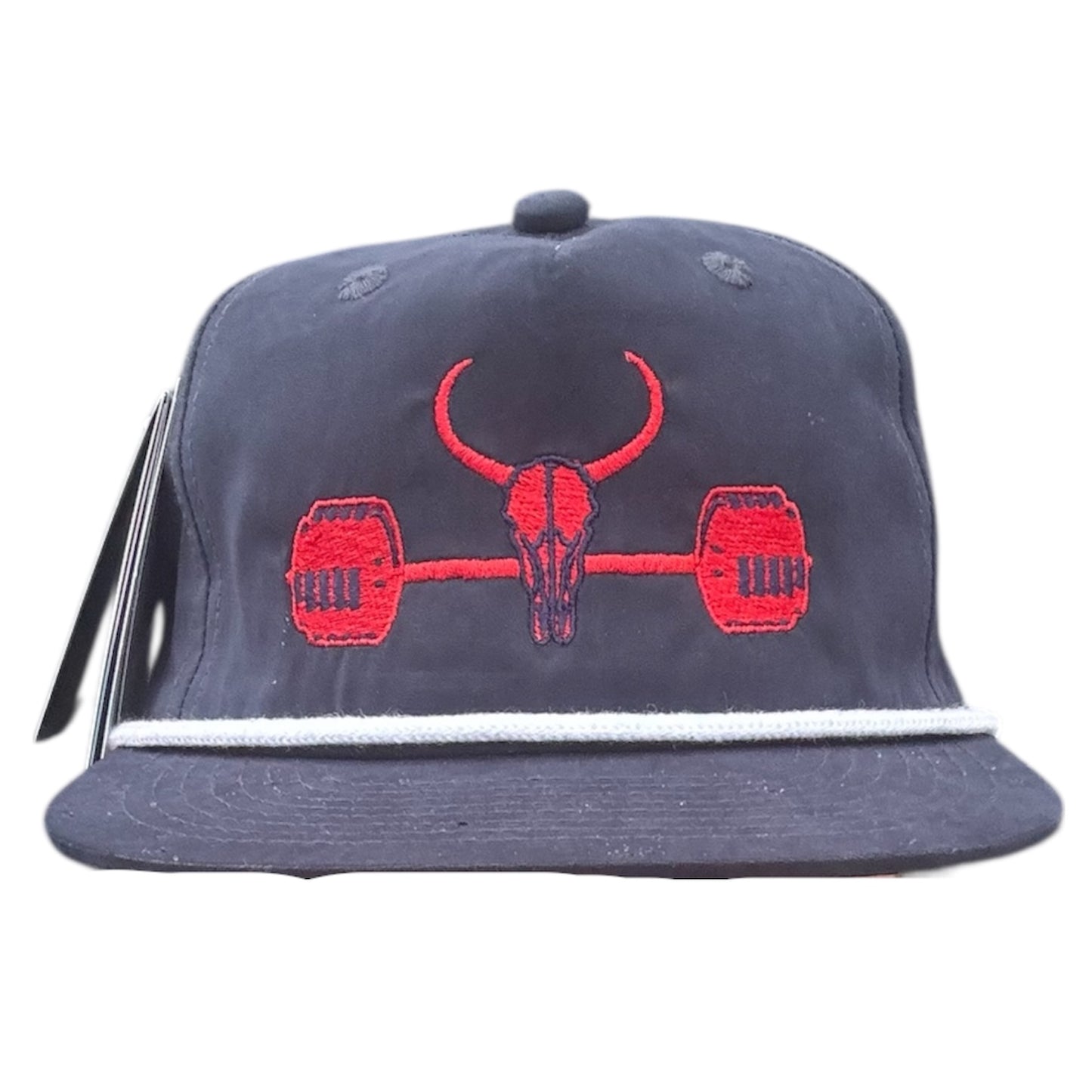 OG Barbell Snapback – Navy/Red